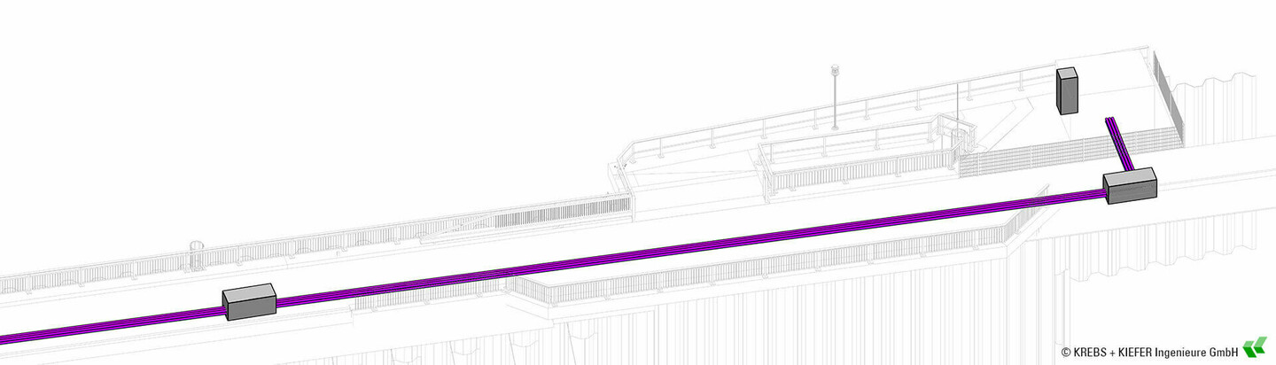 3D model of the Kochendorf fish ladder